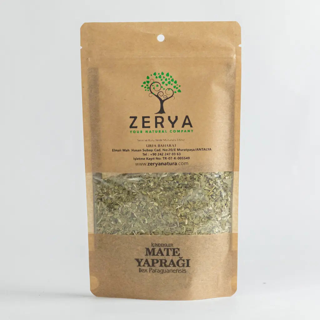 Zerya Mate Yaprağı – %100 Doğal & Enerji Veren Bitki Çayı | Metabolizma, Yağ Yakımı ve Zindelik İçin