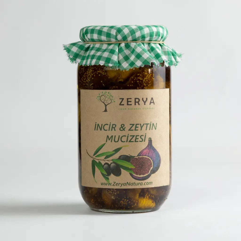 Zerya İncir Zeytin Mucizesi – %100 Doğal & Katkısız Karışım | Bağışıklık, Sindirim ve Hücre Yenilenmesi İçin
