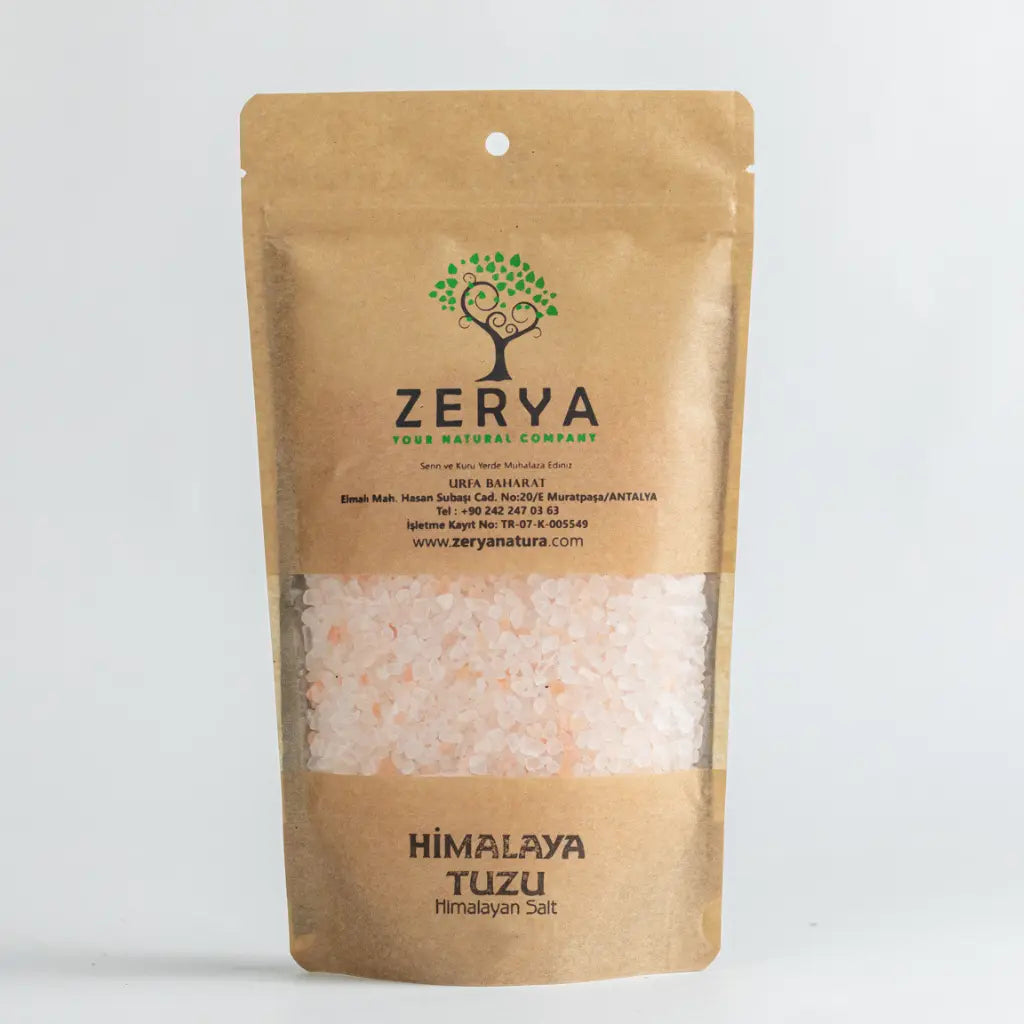 Zerya Himalaya Tuzu – %100 Doğal & Katkısız Kristal Tuz | Mineral Desteği, Detoks ve Sofra Kullanımı İçin