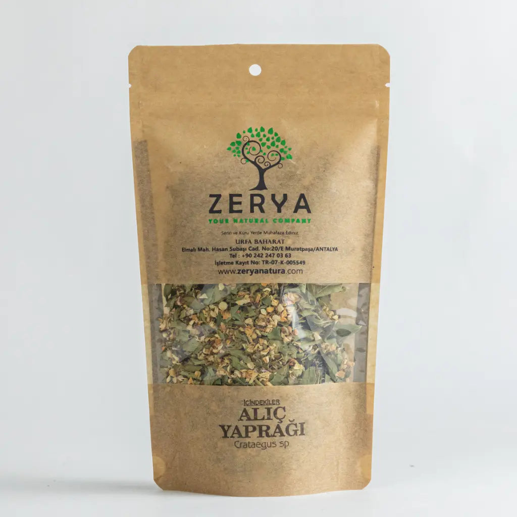 Zerya Alıç Yaprağı – %100 Doğal & Bitkisel Kalp Desteği | Damar, Tansiyon ve Sakinlik İçin
