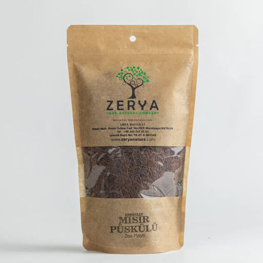 Zerya Mısır Püskülü – %100 Doğal & Bitkisel Destek | Böbrek, Ödem ve Detoks İçin
