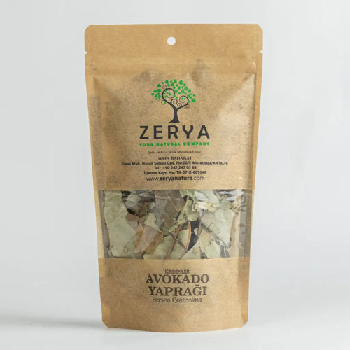 Zerya Avokado Yaprağı – Kurutulmuş, %100 Doğal & Geleneksel Bitki Desteği | Persea Americana