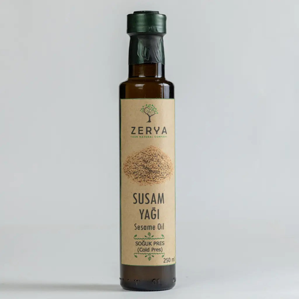 Zerya Susam Yağı – %100 Soğuk Sıkım & Katkısız Doğal Yağ | Kalp, Cilt ve Bağışıklık İçin