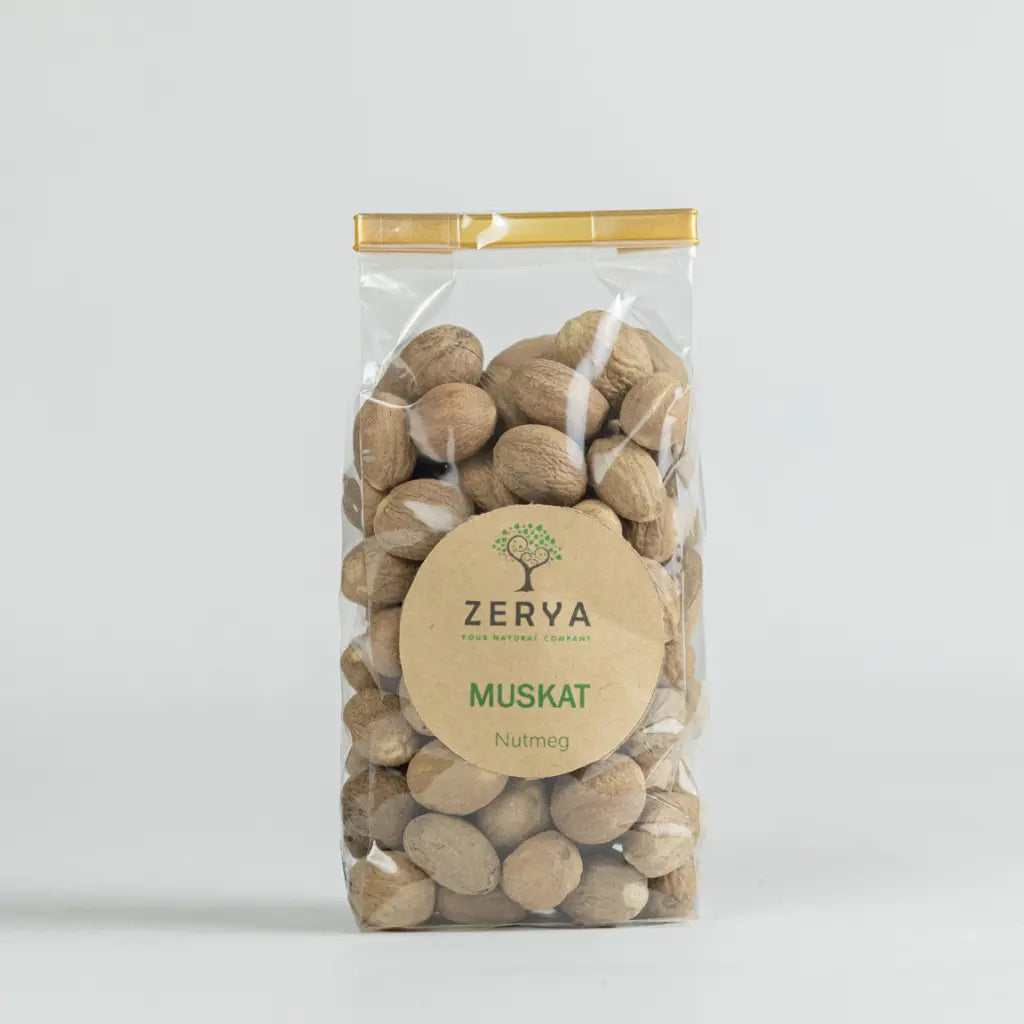 Zerya Muskat – %100 Doğal & Katkısız Baharat | Zihin, Sindirim ve Lezzet Desteği İçin