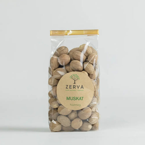 Zerya Muskat – %100 Doğal & Katkısız Baharat | Zihin, Sindirim ve Lezzet Desteği İçin