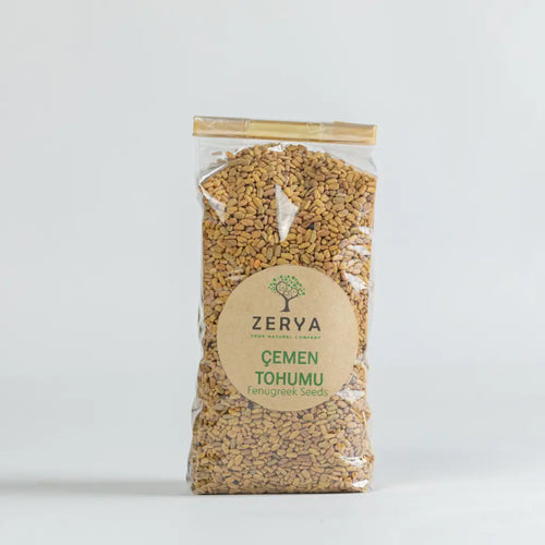 Zerya Çemen Tohumu – %100 Doğal & Katkısız Baharat | Metabolizma, Saç ve Sindirim İçin