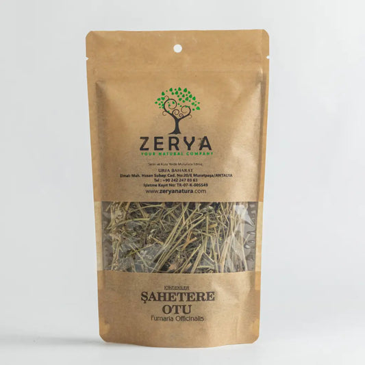 Zerya Şahtere Otu – Kurutulmuş, %100 Doğal & Geleneksel Bitkisel Destek | Fumaria Officinalis