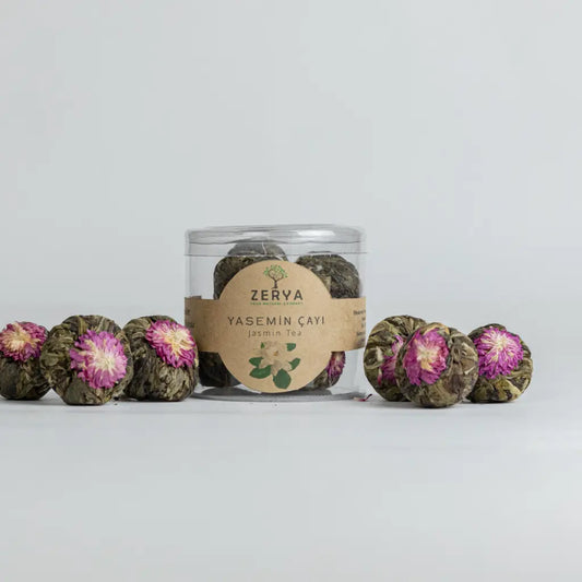 Zerya Yasemin Çayı – %100 Doğal & Aromatik Bitki Çayı | Rahatlama, Zihin ve Kalp Sağlığı İçin