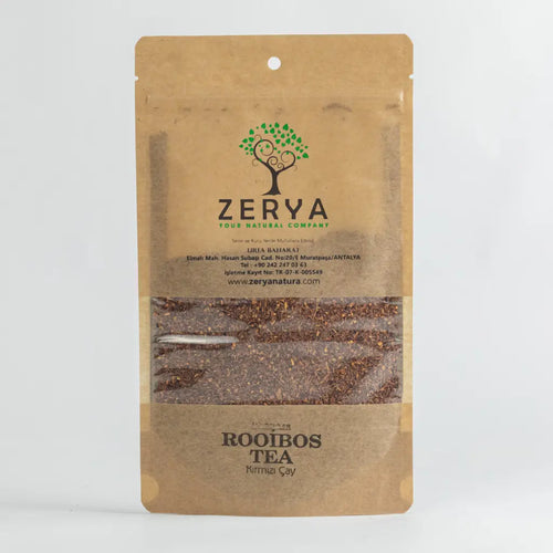 Zerya Rooibos Tea – %100 Doğal Kafeinsiz Bitki Çayı | Antioksidan, Rahatlatıcı ve Bağışıklık Desteği