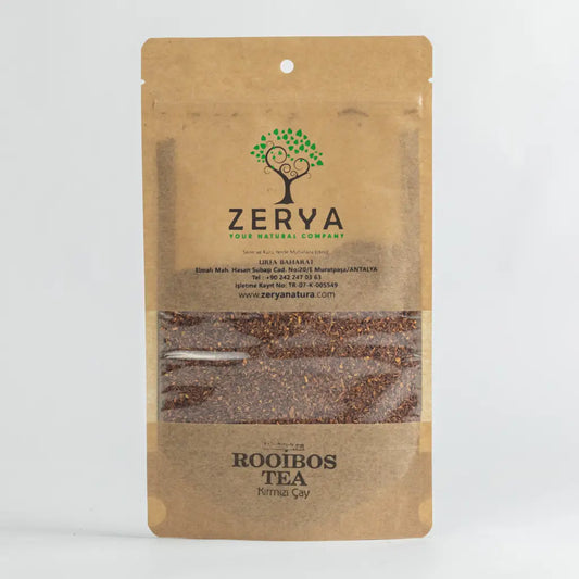 Zerya Rooibos Tea – %100 Doğal Kafeinsiz Bitki Çayı | Antioksidan, Rahatlatıcı ve Bağışıklık Desteği