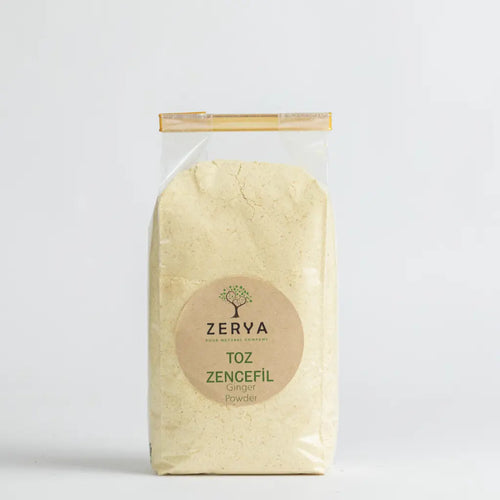 Zerya Toz Zencefil – %100 Doğal & Katkısız Baharat | Bağışıklık, Mide ve Enerji İçin