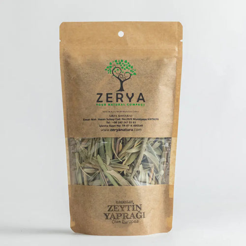 Zerya Zeytin Yaprağı – %100 Doğal & Bitkisel Destek | Bağışıklık, Kan Basıncı ve Antioksidan Etki İçin