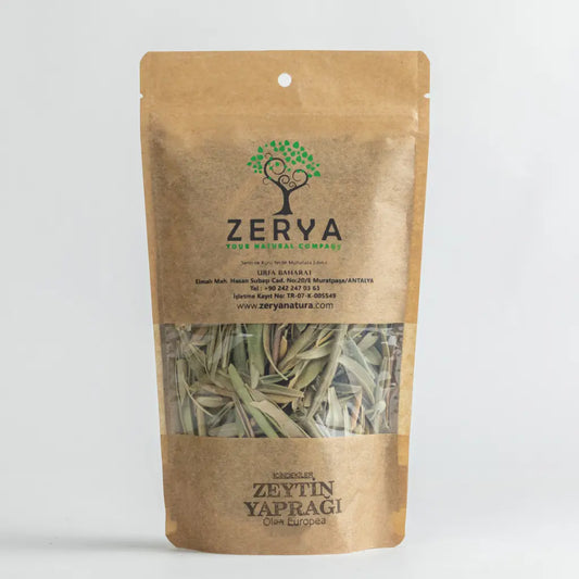 Zerya Zeytin Yaprağı – %100 Doğal & Bitkisel Destek | Bağışıklık, Kan Basıncı ve Antioksidan Etki İçin