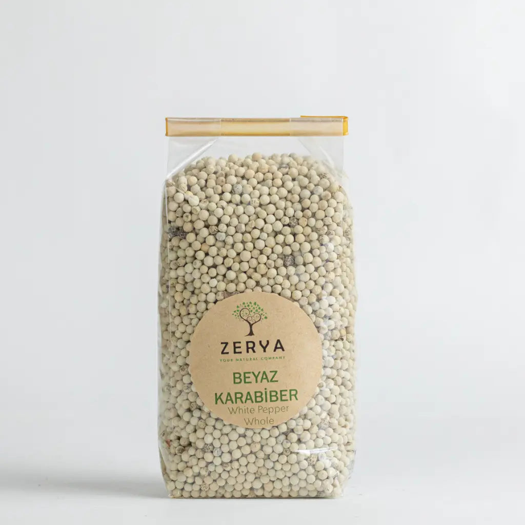 Zerya Beyaz Karabiber – %100 Doğal & Rafine Baharat | Lezzet, Sindirim ve Bağışıklık İçin