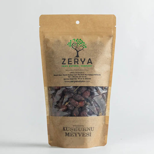 Zerya Kuşburnu Meyvesi – %100 Doğal & C Vitamini Kaynağı | Bağışıklık, Enerji ve Soğuk Algınlığına Karşı