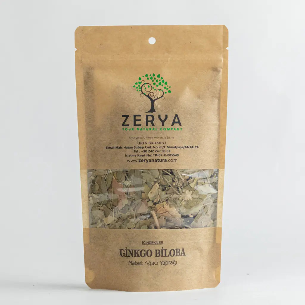 Zerya Ginkgo Biloba – %100 Doğal & Bitkisel Beyin Desteği | Hafıza, Dolaşım ve Konsantrasyon İçin