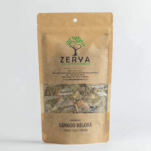 Zerya Ginkgo Biloba – %100 Doğal & Bitkisel Beyin Desteği | Hafıza, Dolaşım ve Konsantrasyon İçin