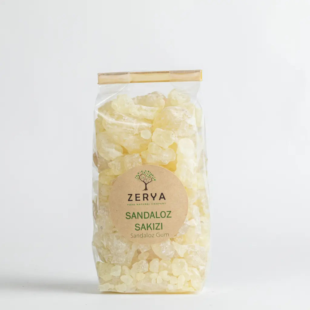 Zerya Sandaloz Sakızı – %100 Doğal & Saf Bitkisel Reçine | Cilt, Boğaz ve Mide Rahatlatıcı