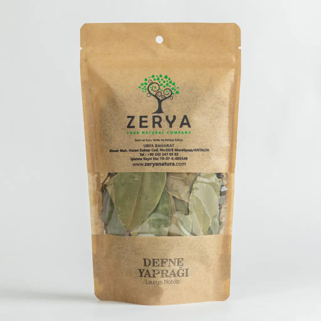 Zerya Defne Yaprağı – Kurutulmuş, %100 Doğal & Aromatik Baharat | Laurus Nobilis