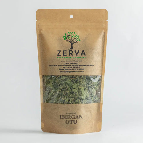 Zerya Isırgan Otu – %100 Doğal & Bitkisel Destek | Kan, Bağışıklık ve Saç Sağlığı İçin
