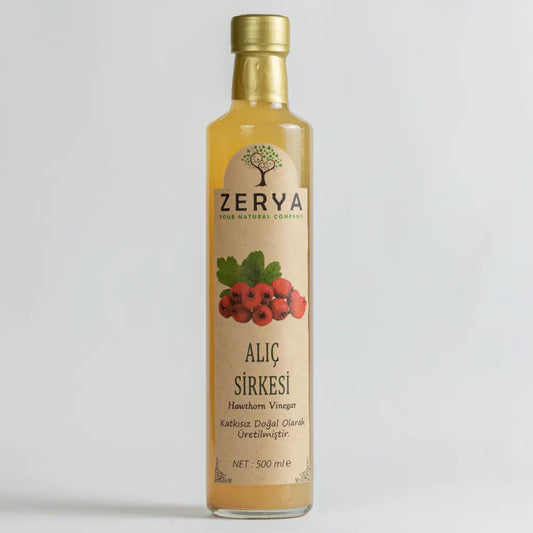 Zerya Alıç Sirkesi – %100 Doğal & Katkısız Fermente Ürün | Kalp, Damar ve Bağışıklık İçin