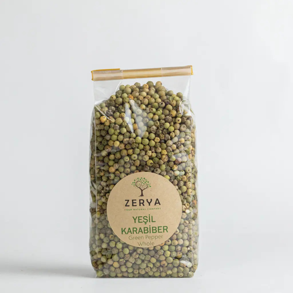Zerya Yeşil Karabiber – %100 Doğal & Aromatik Baharat | Lezzet, Sindirim ve Bağışıklık İçin