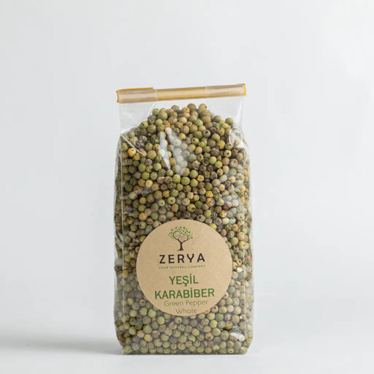 Zerya Yeşil Karabiber – %100 Doğal & Aromatik Baharat | Lezzet, Sindirim ve Bağışıklık İçin