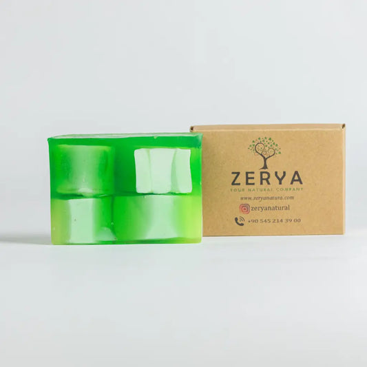 Zerya Aloe Vera Sabunu – %100 Doğal & Yoğun Nem Kaynağı | Cilt Yenileme, Rahatlama ve Pürüzsüz Görünüm İçin