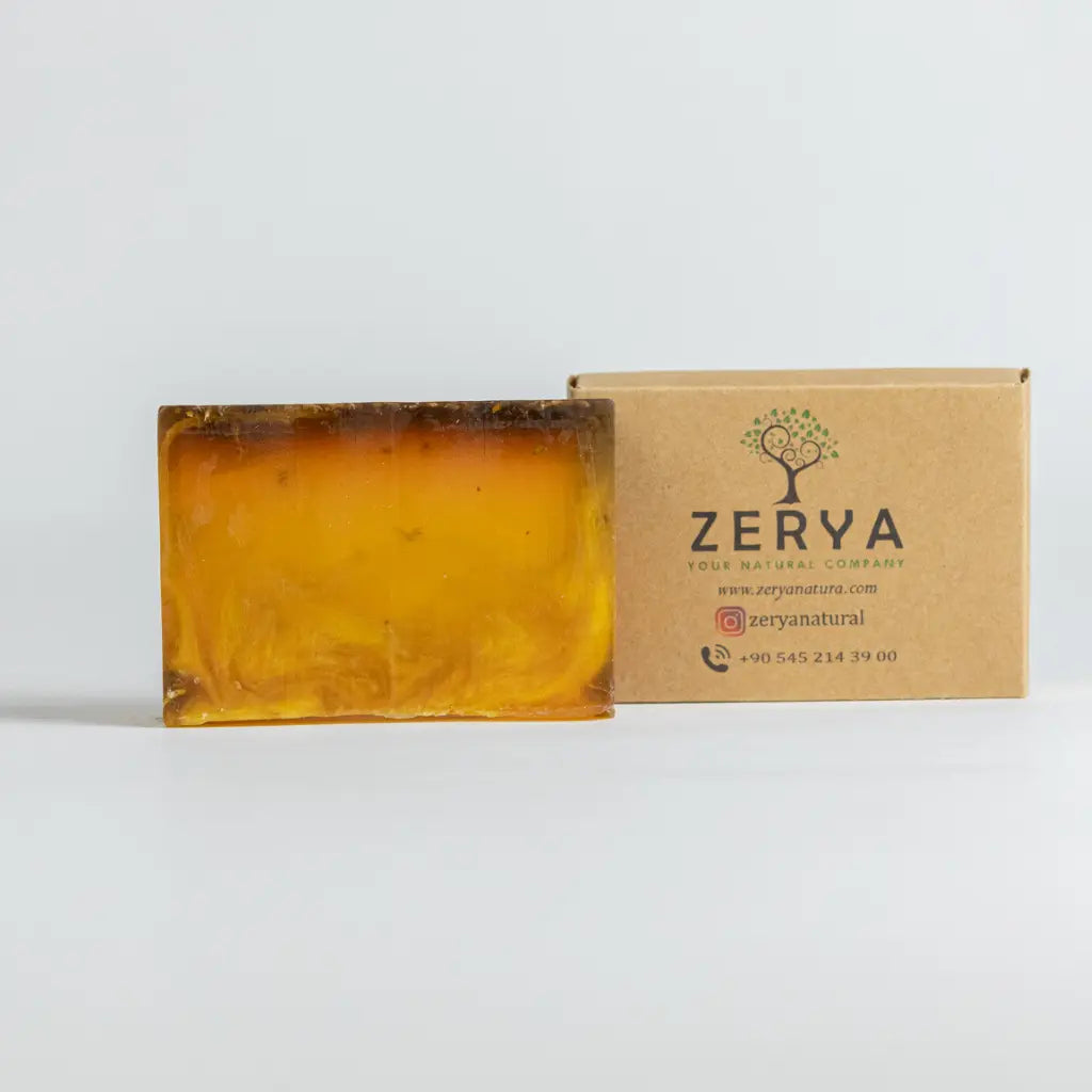 Zerya Amber Sabunu – %100 Doğal & Mistik Aroma | Cilt Canlandırma, Rahatlama ve Egzotik Koku İçin