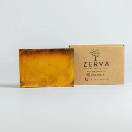 Zerya Amber Sabunu – %100 Doğal & Mistik Aroma | Cilt Canlandırma, Rahatlama ve Egzotik Koku İçin