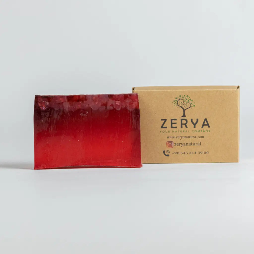 Zerya Nar Çiçeği Sabunu – %100 Doğal & Güçlü Antioksidan | Cilt Sıkılaştırma, Kırışıklık Karşıtı ve Canlı Görünüm İçin